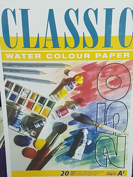 Classic akvarellilehtiö