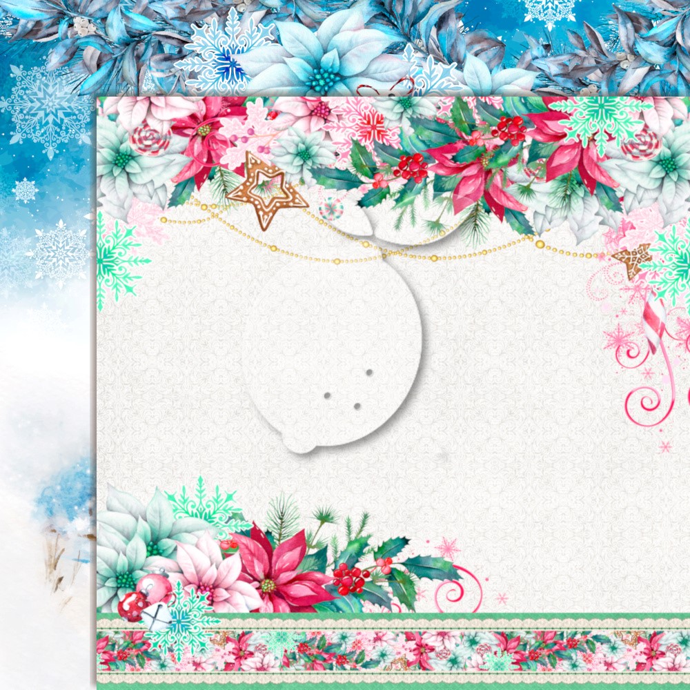Lemoncraft paperi Joy to the world 01 (30,5x30,5cm)