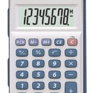 Sharp taskulaskin vaalea EL243S (8 numeroa)