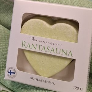 Onnenpussi suolasaippua sydän - Rantasauna
