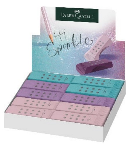 Faber-Castell sparkle pyyhekumi kappaleittain