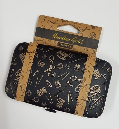 Hemline Gold Craft Bag - Borsa multiuso con stampa orlare