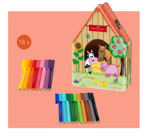 Faber-Castell maatila huopakynät 18 väriä - Image 2