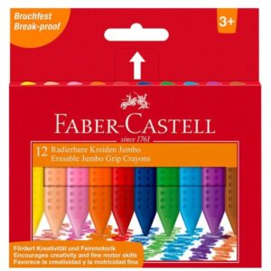Faber-Castell Grip jumbo vahaliitu kolmikulmainen 12 väriä