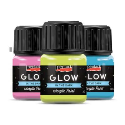 Glow in the dark pimeässä hohtava maali 30ml