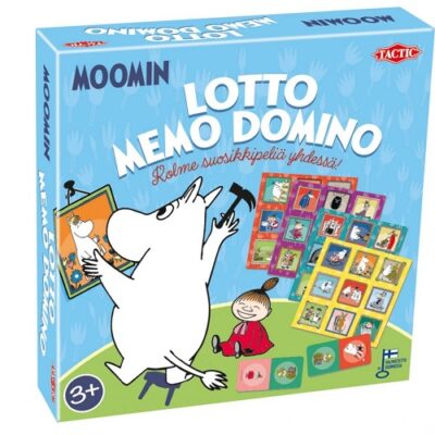 Tactic Muumi Lotto, Memo, Domino 3-in- 1
