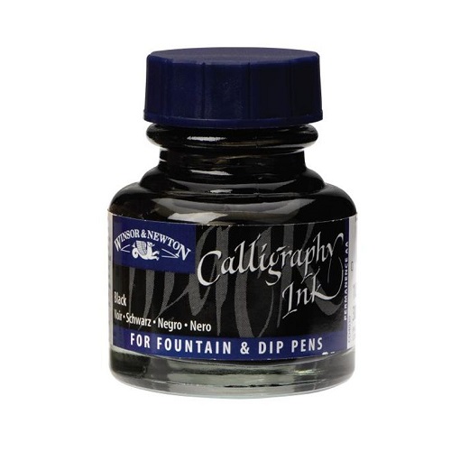 WN Calligrafiamuste vesiliukoinen 30 ml musta