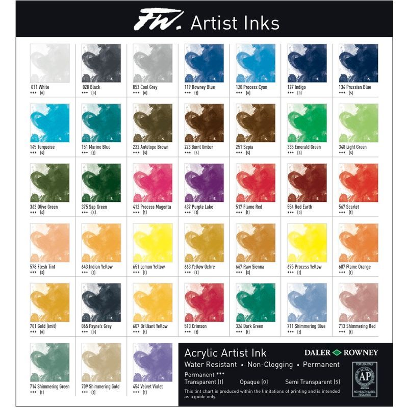 DR FW Acrylic ink 29.5ml - Image 4