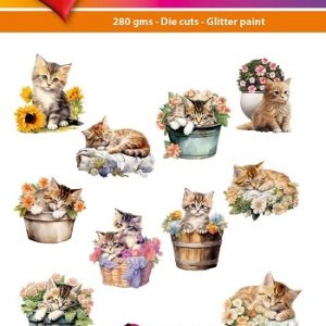 Hearty crafts stanssatut 3d-kuvat Cats