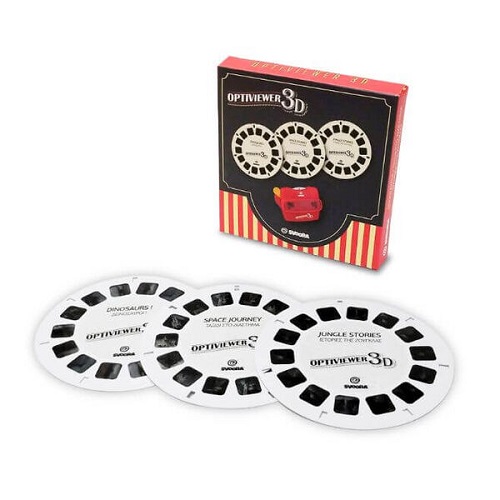 Svoora 3D katselulaitteen kuvakiekot 3 kpl