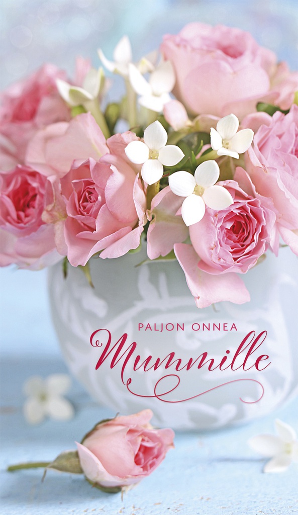 2-osainen äitienpäiväkortti Mummille