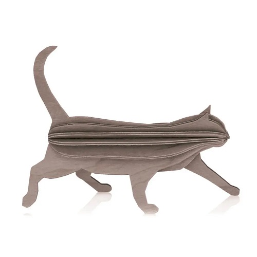 Lovi-kissa 12cm, harmaa