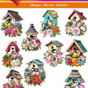 Hearty Crafts stanssatut 3d-kuvat Bird Houses
