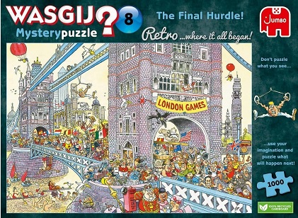 Wasgij Retro Mystery 8 The Final Hurdle! 1000 palaa