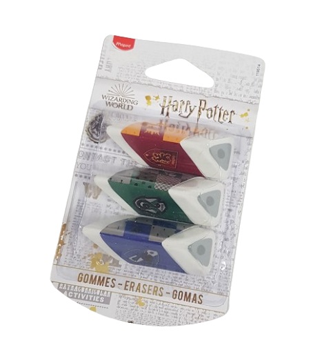 Maped Harry Potter pyyhekumit 3kpl/pkk