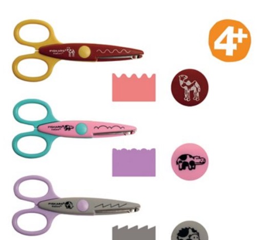 Fiskars Kidzors kuviosakset 3kpl