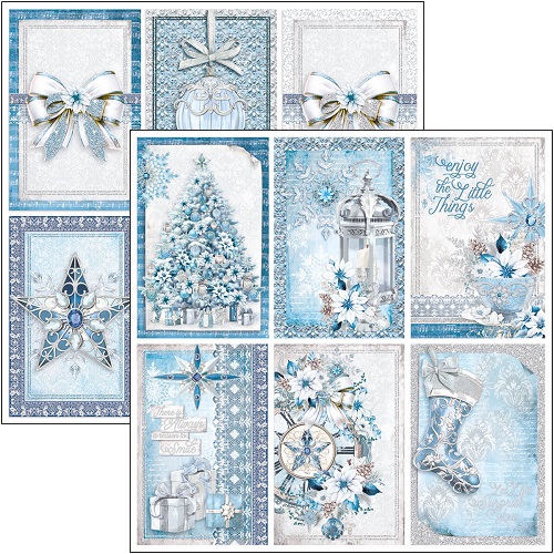Ciao bella paperilehtiö Elegance of Blue 30,5x30,5cm 8arkk - Image 2