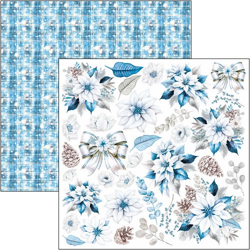 Ciao bella paperilehtiö Elegance of Blue 30,5x30,5cm 12arkk - Image 3