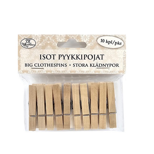 JK pyykkipojat natur 4,8cm 10kpl