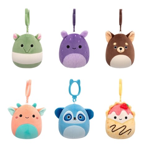 Squishmallows 9 cm klipsipehmo
