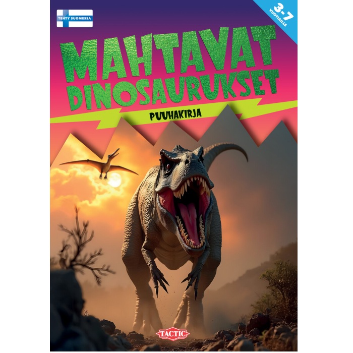 Tactic Mahtavat dinosaurukset puuhakirja