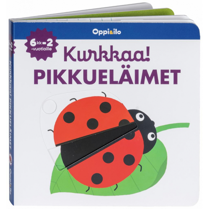 Oppi & Ilo Kurkkaa! PIKKUELÄIMET -pahvikirja 0-2 v