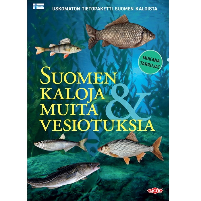 Tactic Suomen kaloja ja muita vesiotuksia tarrapuuhakirja