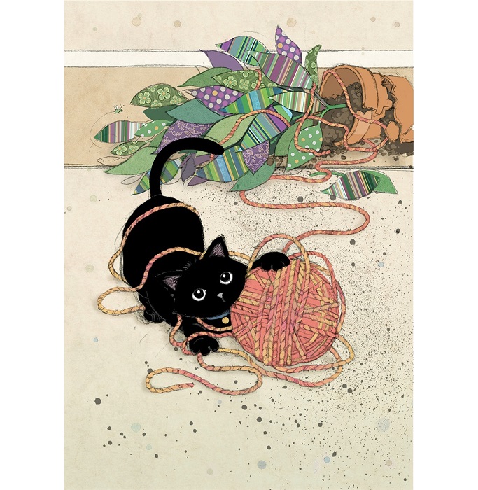 2-osainen kortti Bug Art Kitties, Wool Kitty