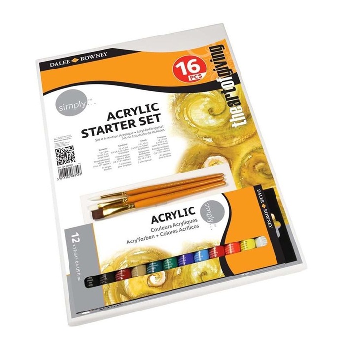 DR Simply Acrylic starter set 16 osaa