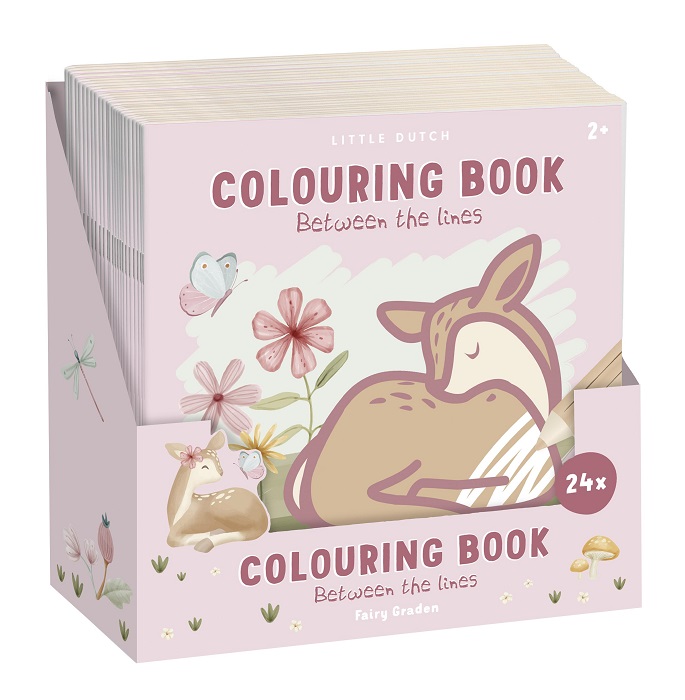 *Little dutch värityskirja Fairy Garden