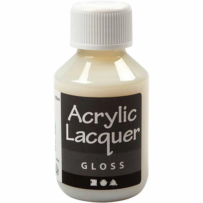 Akryylilakka, kiiltävä, 100ml/pll