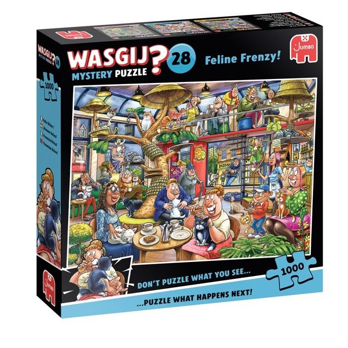 Wasgij Mystery 28 Feline Frenzy! 1000 palaa