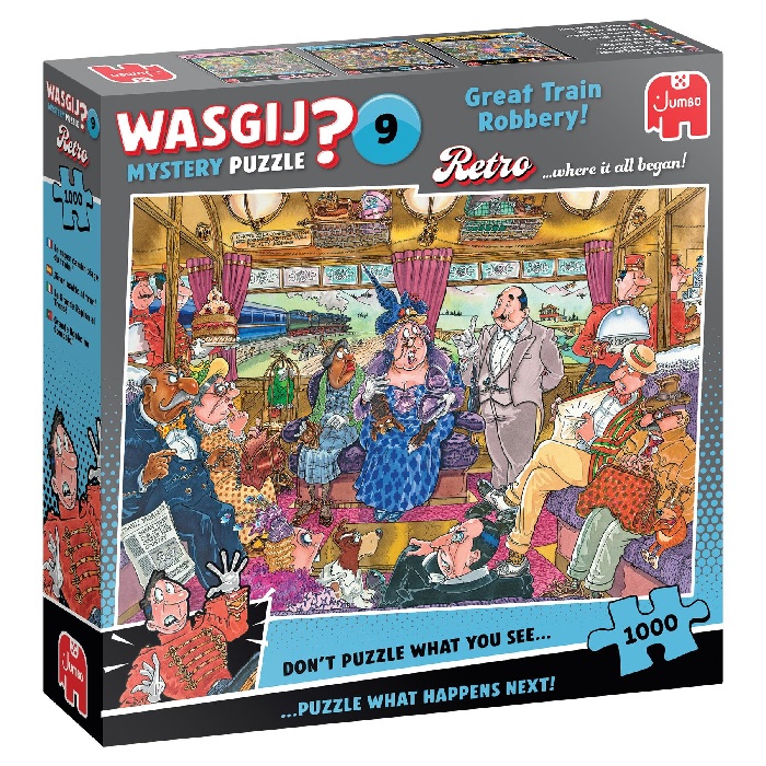 Wasgij Retro Mystery 9 Great Train Robbery! 1000 palaa