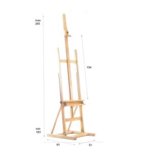 Classic Ateljee-maalausteline Napoli sokkelijalalla