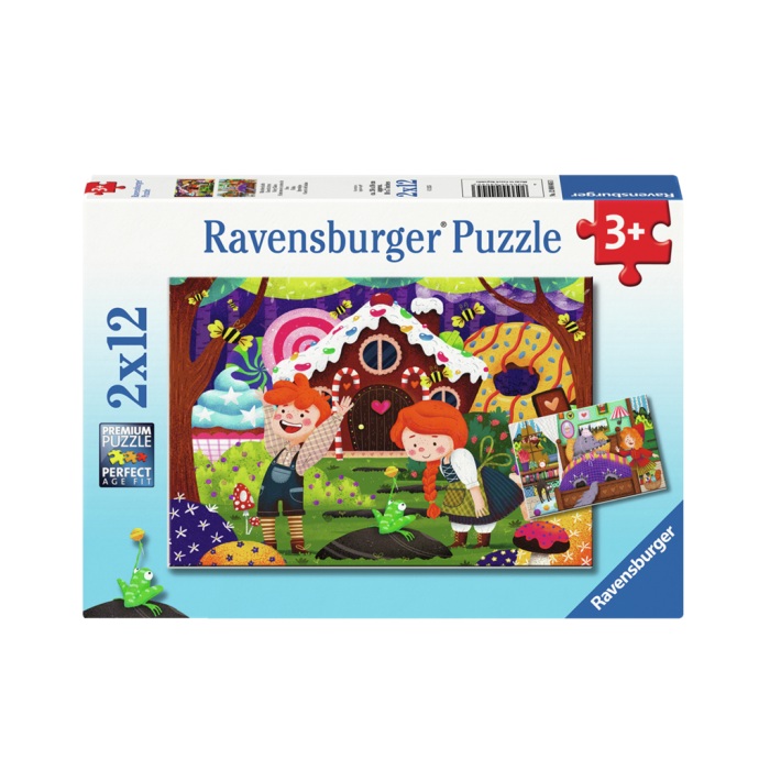 Fairy Tales palapeli 2 x 12 palaa Ravensburger
