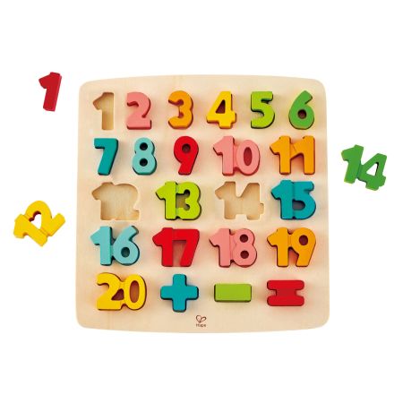 Hape puinen palapeli numerot