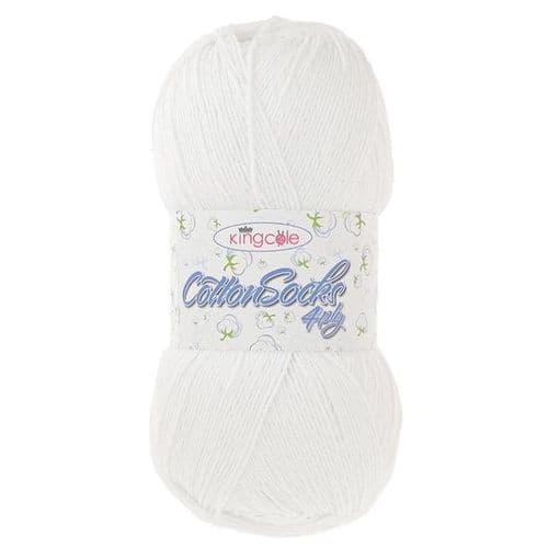 King Cole Cotton Socks puuvillasukkalanka 100g 365m - Image 4