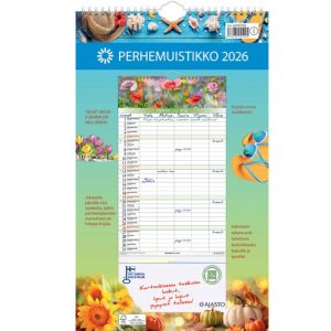 Ajasto Perhemuistikko 2026