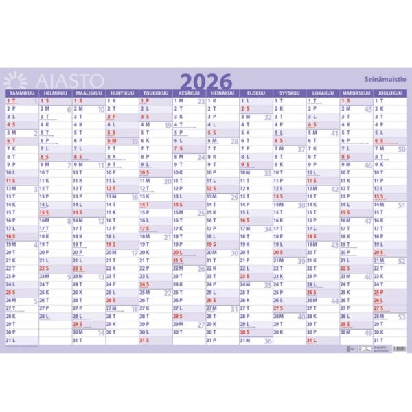 Ajasto Seinämuistio 2026