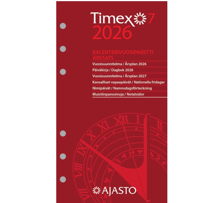 Ajasto Timex 7 -vuosipaketti 2026