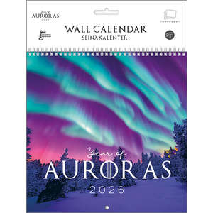 Auroras Seinäkalenteri 2026, 21x21cm