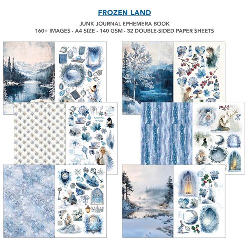 Ciao Bella leikekuvalehtiö Frozen Land A4/32 - Image 2