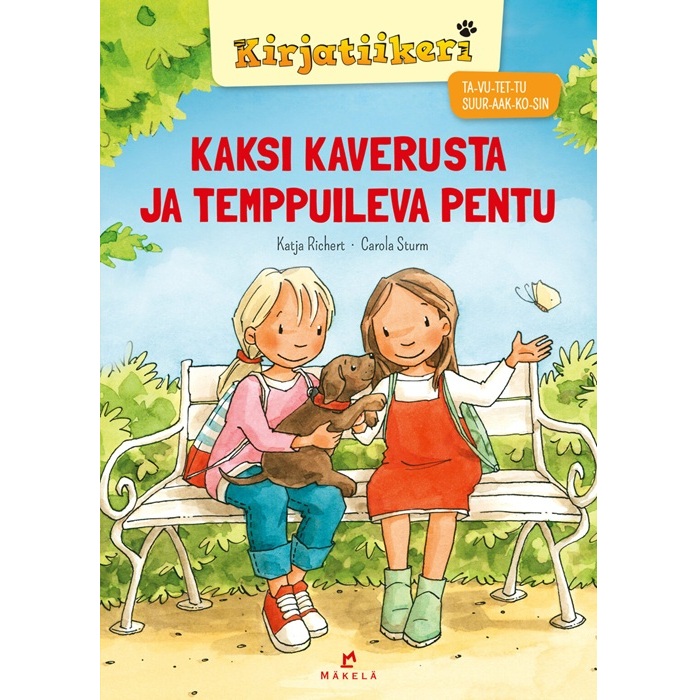 Kaksi kaverusta ja temppuileva pentu, Kirjatiikeri, TA-VU-TET-TU