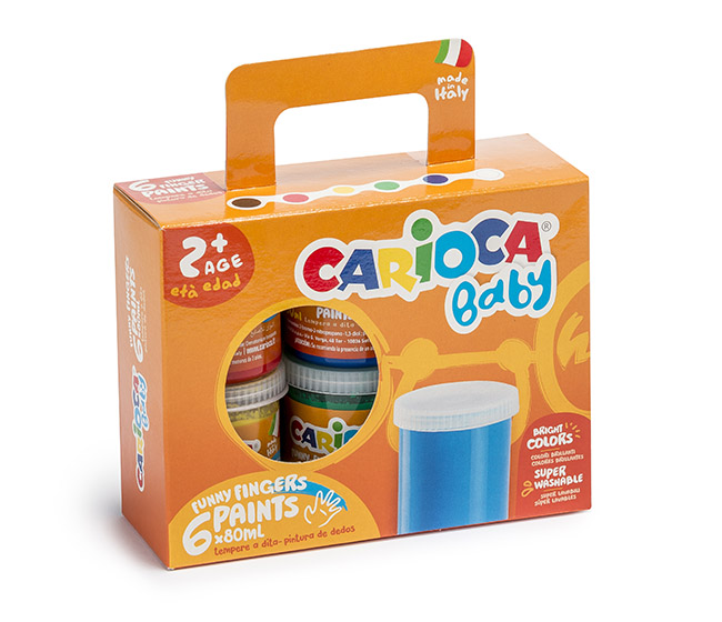 Carioca sormivärit 6 x80ml