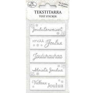 JK Tekstitarra Joulu siniharmaa 2ark