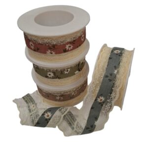 Pitsi kukkanauhalla 45mm, metreittäin