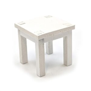JK Koristepöytä mini valkoinen 4cm