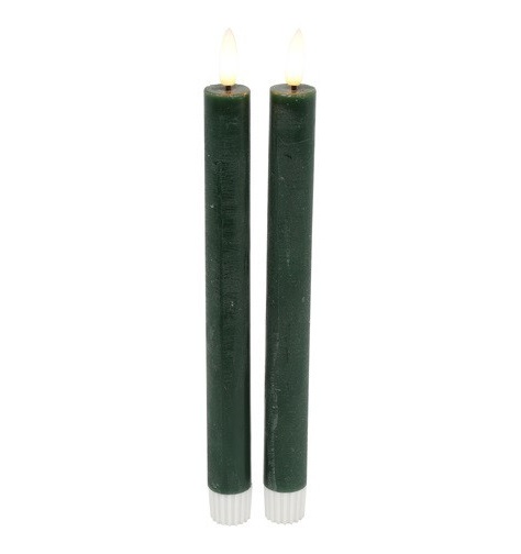LED-kruunukynttilä (24cm 2kpl) + kaukosäädin (ajastin) - Image 2