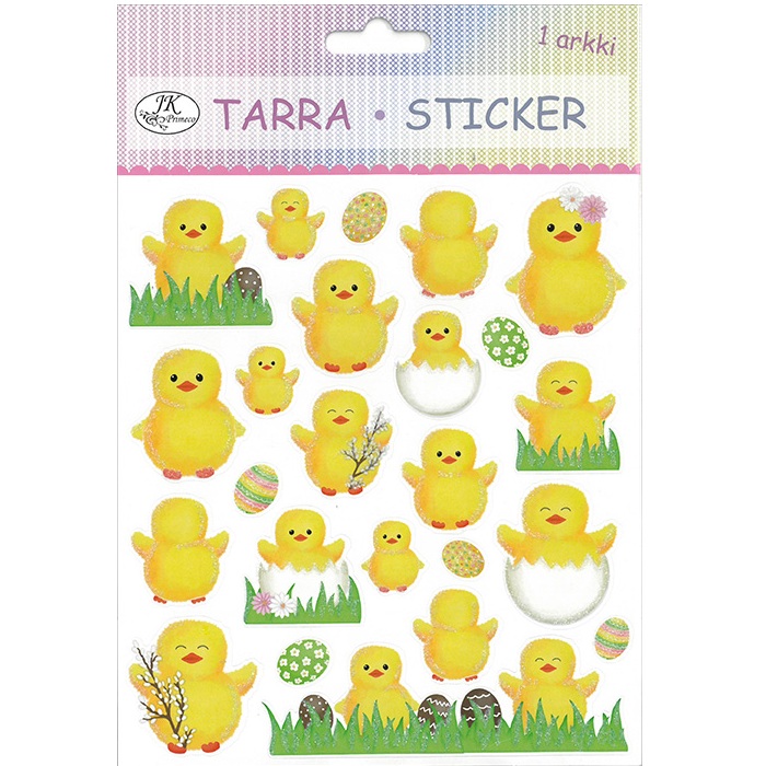 JK tarrat pääsiäistiput glitter