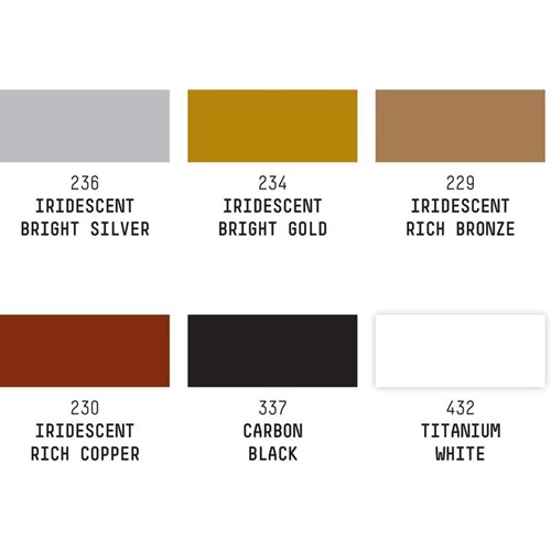 Liquitex Acrylic Ink Set 6x30ml Metallic, Akryylimustesetti - Image 3